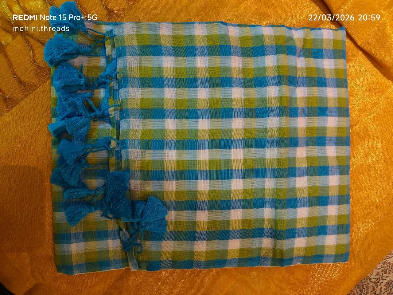 Mul cotton with checks
